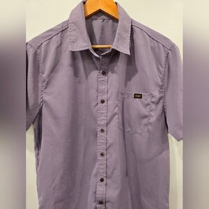 Tribe Purple Casual Button Down Shirt